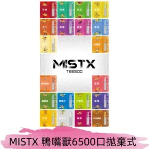 MIST X 鴨嘴獸6500口拋棄式電子煙#台灣現貨#